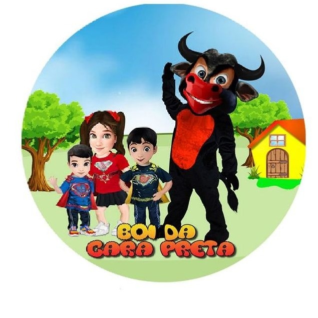  Capa Painel Redondo Do Boi da Cara Preta - MV festa
