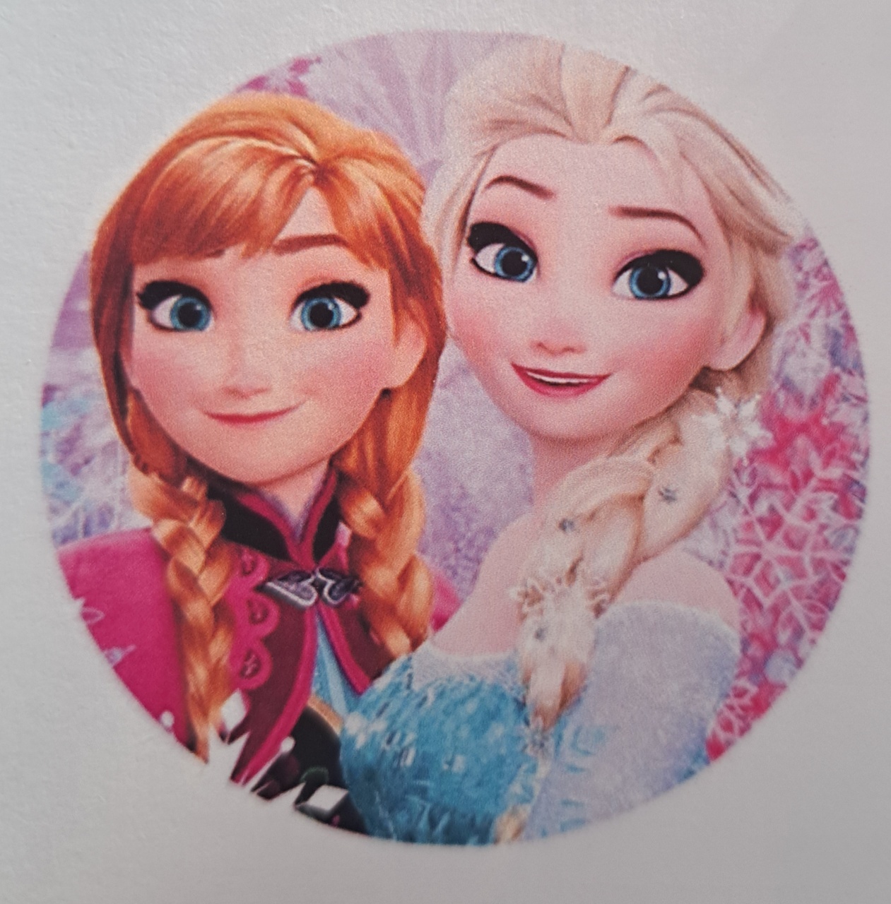 Capa Painel Redondo Frozen - MV festa