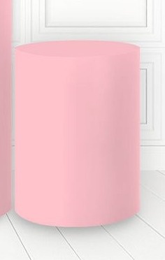 Capa Cilindro Rosa Bebe P - MV festa