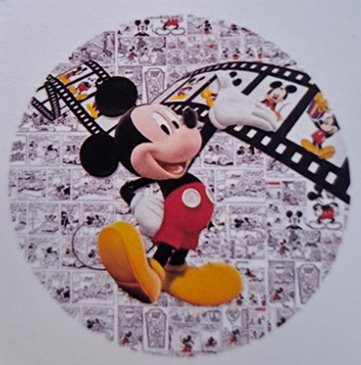 Capa Painel Redondo Mickey Mouse - MV festa