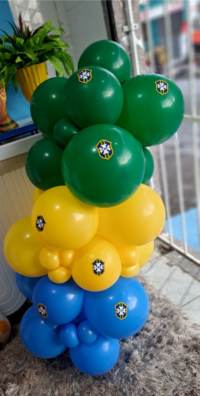 Arco de Balões Delivery P- Copa - MV festa