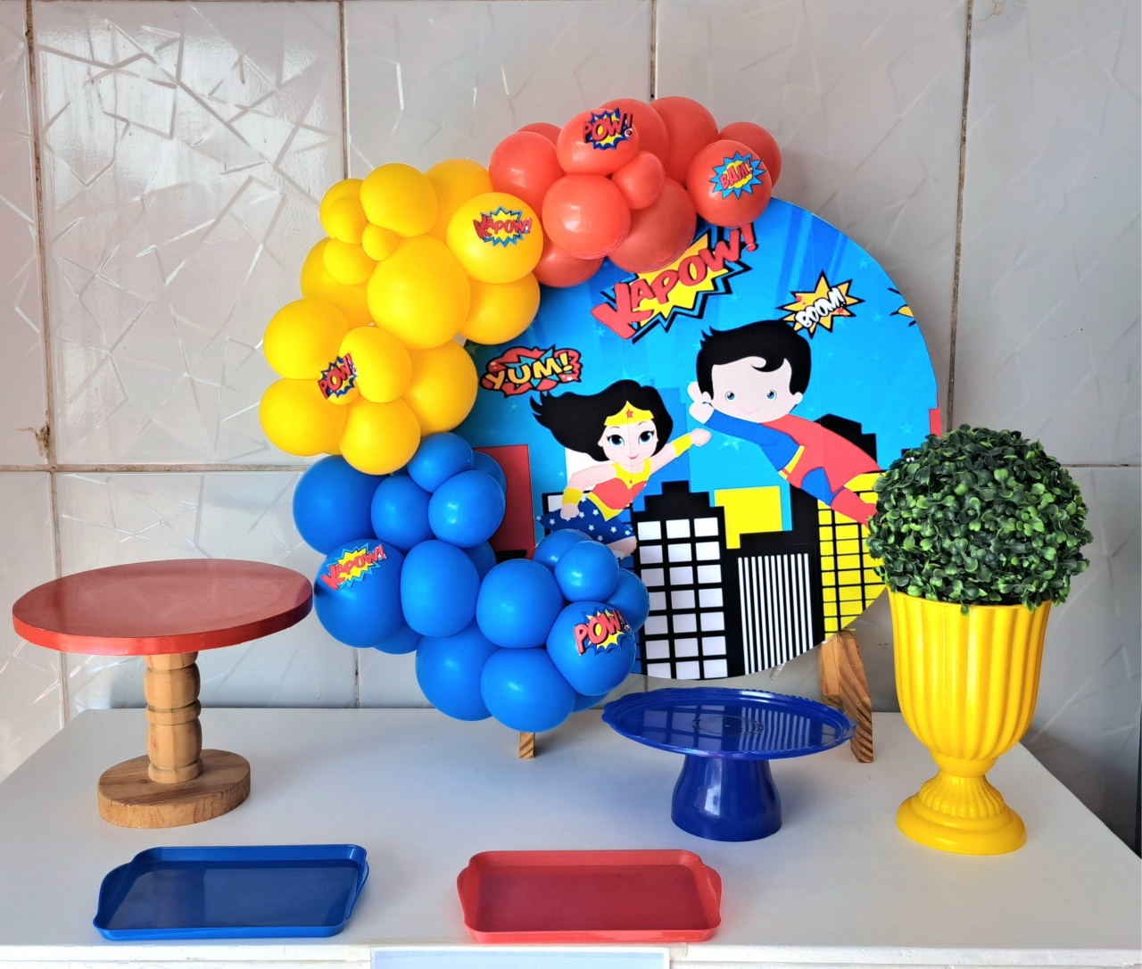 Kit Mesa: Super Man E Girl - MV festa