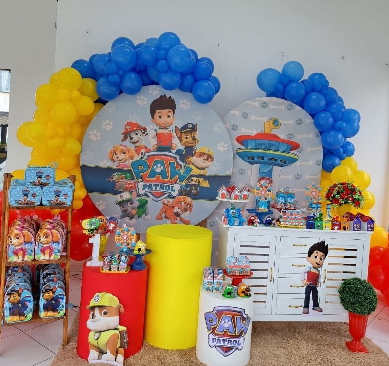 Decoração: Patrulha Canina  - MV festa