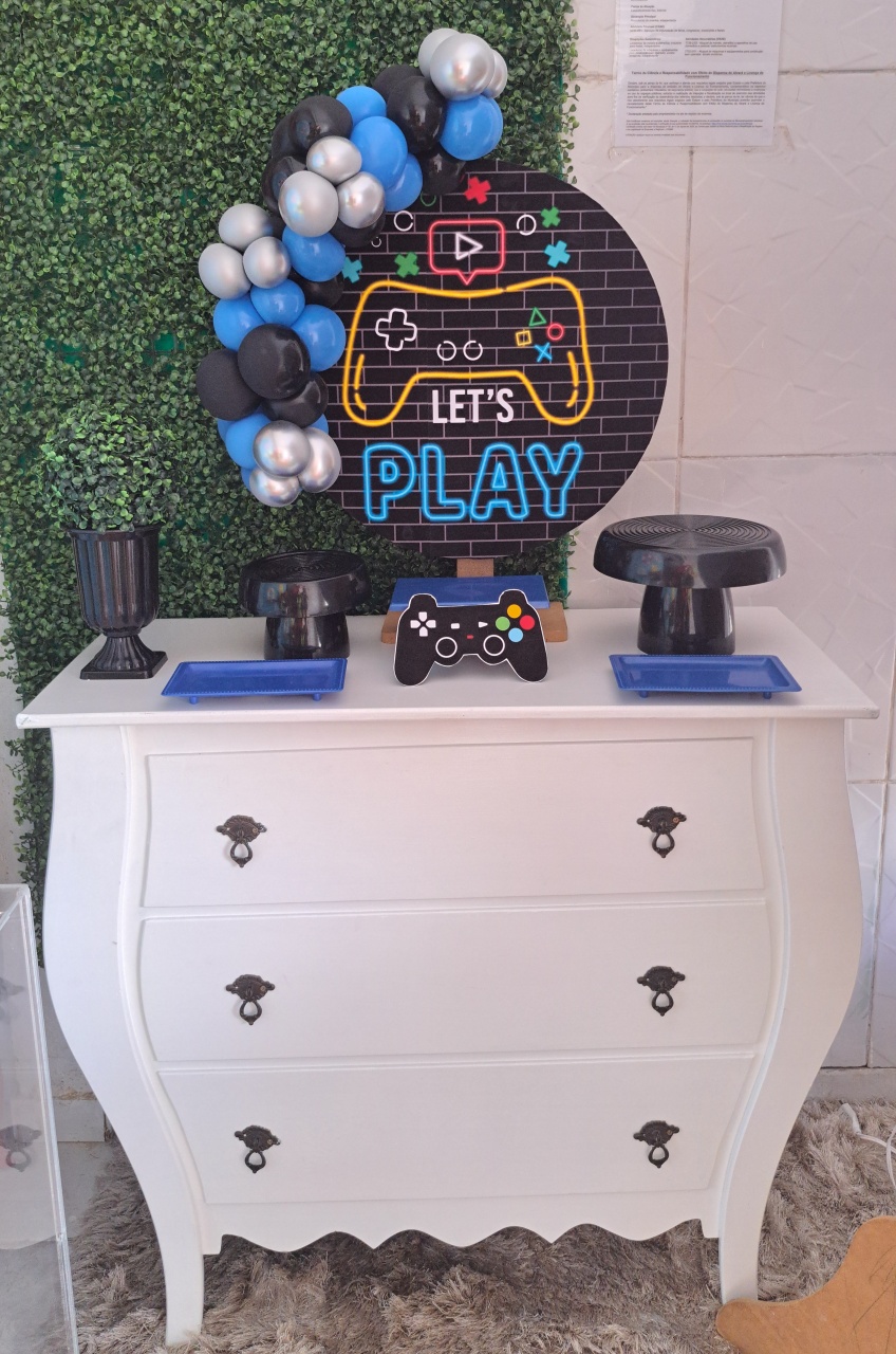 Kit Gamer Com A Mesa - MV festa