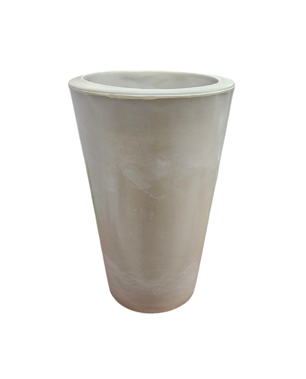 Vaso Cinza P Plástico  - DecorFest