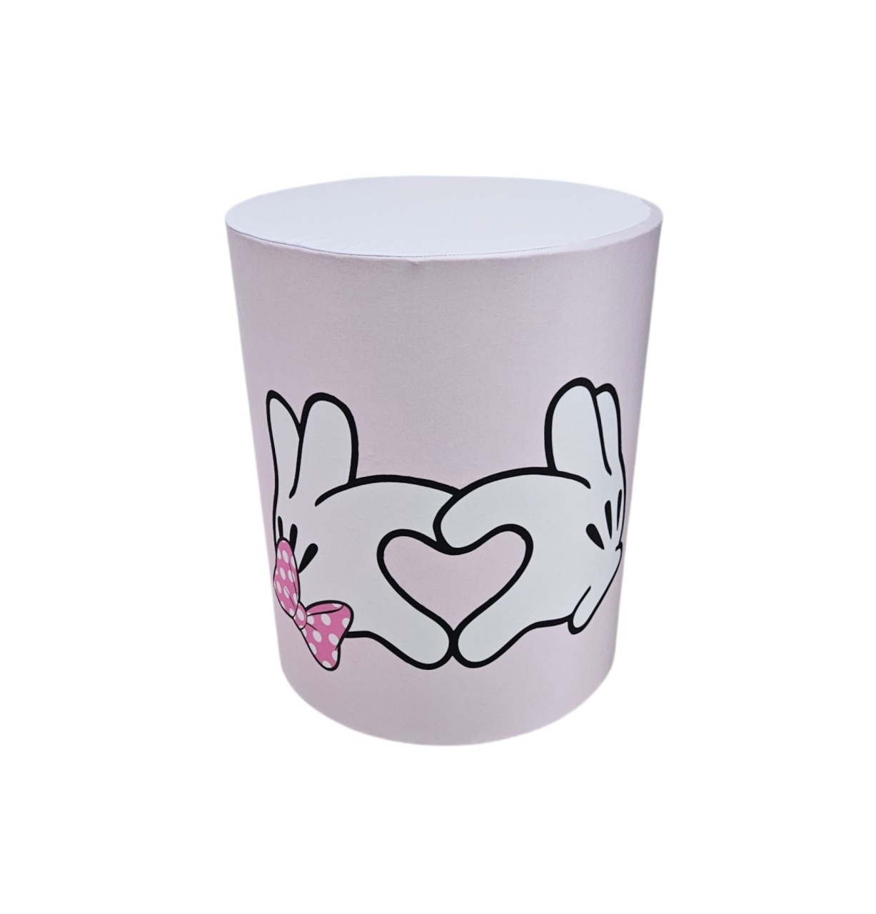Capa Mesa Cilindro P - Minnie Rosa - DecorFest