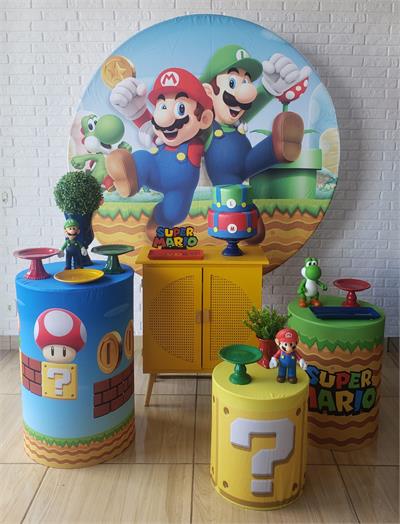Kit Festa Fácil M - Super Mário - DecorFest