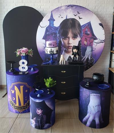 Kit Festa Facil G - Wandinha - DecorFest