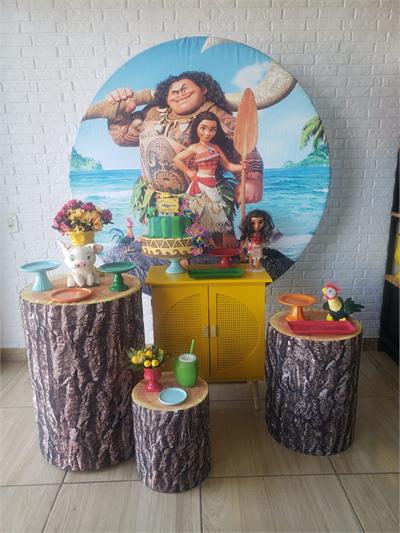 Kit Festa Facil M - Moana - DecorFest