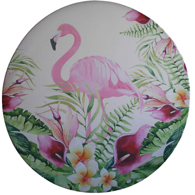 Painel Redondo Flamingo - DecorFest