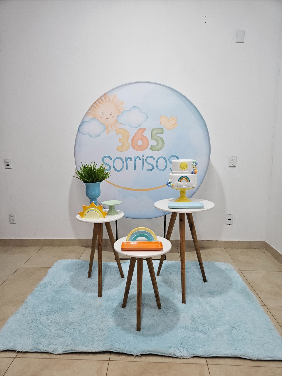 Kit Festa Facil - 365 Sorrisos - Menino - DecorFest