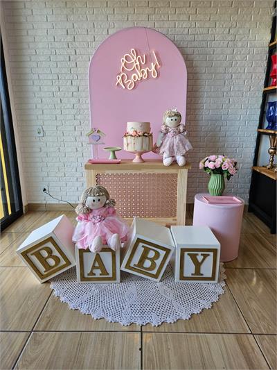 Kit Chá de Bebê  - Bonecas - DecorFest