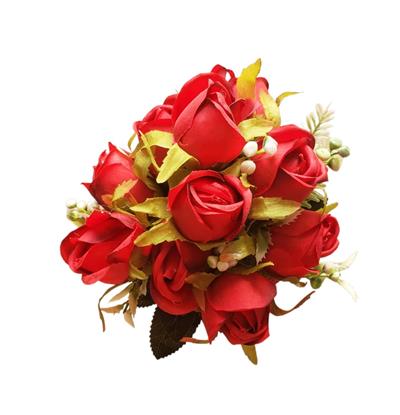 Mini Buque de Rosas - Cor Vermelha - DecorFest