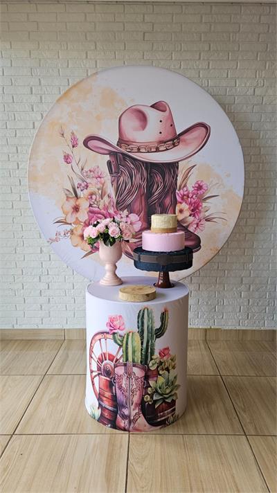 Kit Não Passou Em Branco - Country Rosa - DecorFest