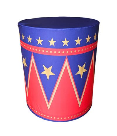 Capa de Mesa Cilindro G - Circo - DecorFest