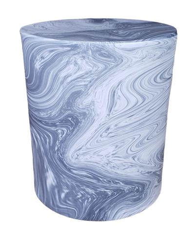 Capa de Mesa Cilindro P - Kit Preto E Prata - DecorFest