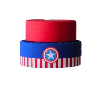 Bolo Capitão America - DecorFest
