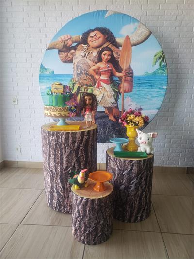 Kit Festa Facil P - Moana - DecorFest
