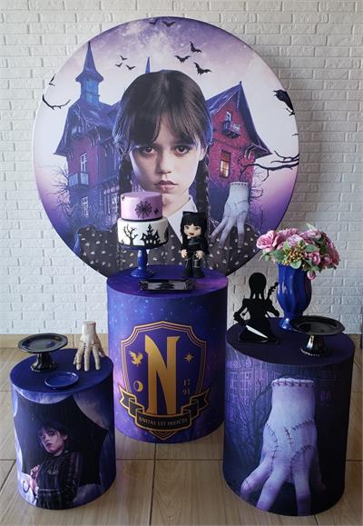 Kit Festa Fácil P - Wandinha - DecorFest