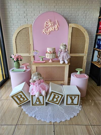 Kit Chá de Bebê  - Bonecas - DecorFest