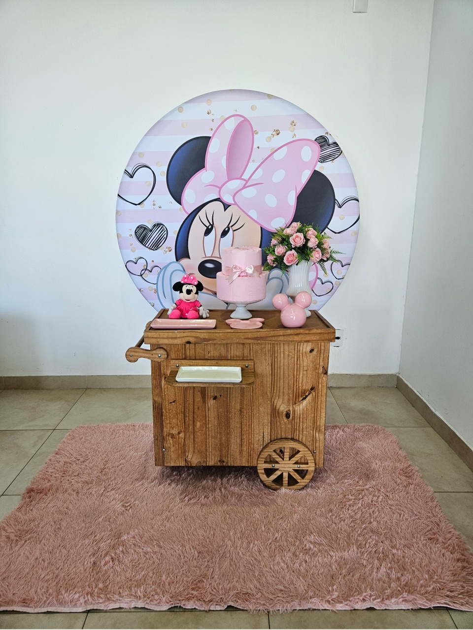 Kit Pocket Car - Minnie Rosa 1 - DecorFest