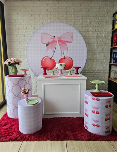 Kit Festa Facil M - Cereja - DecorFest