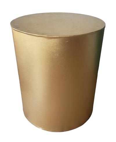 Capa de Mesa Cilindro M - Dourada - DecorFest