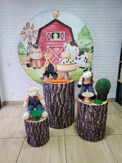 Kit Festa Facil P - Fazendinha Menino - DecorFest