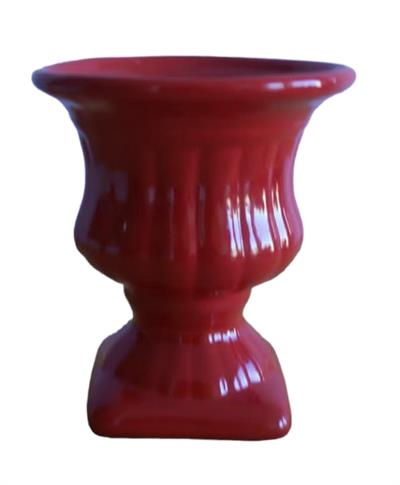 Vaso Vermelho P Louça - DecorFest