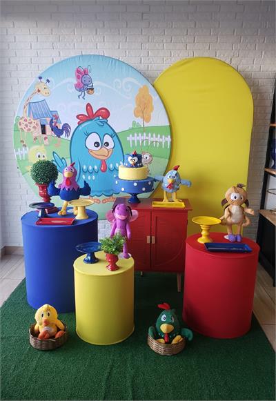 Kit Festa Facil G - Galinha Pintadinha - DecorFest