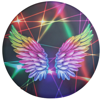 Painel Redondo Neon - DecorFest