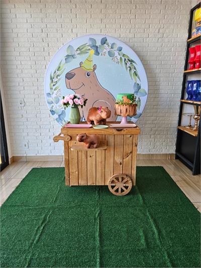 Kit Pocket Car - Capivara Menina - DecorFest
