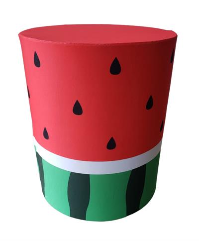 Capa de Mesa Cilindro P - Melancia - DecorFest