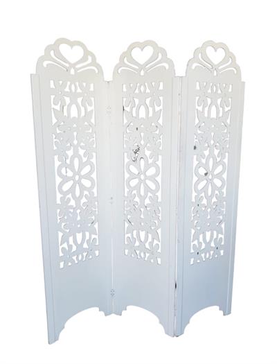 Painel Biombo Branco Mdf - DecorFest