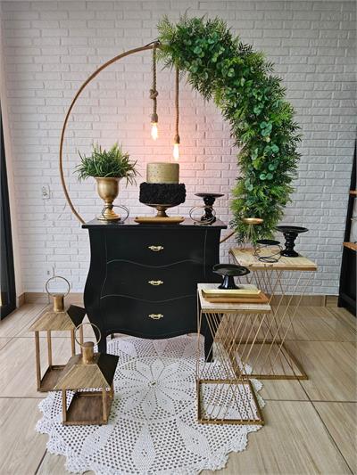 Kit Festa Facil Adulto - Preto E Dourado - DecorFest