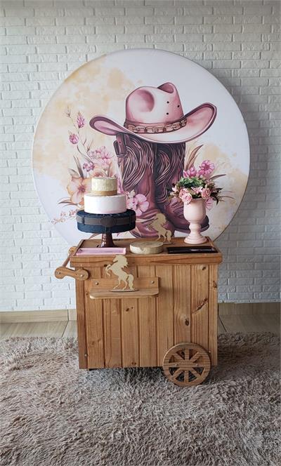 Kit Pocket Car - Country Rosa - DecorFest