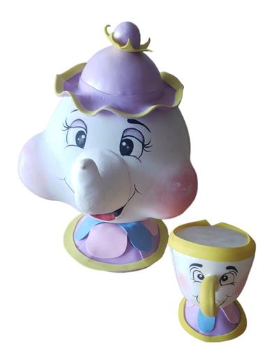 Bule E Xicara - A Bela E A Fera - DecorFest
