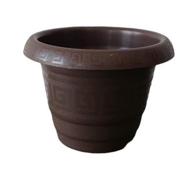 Vaso Plástico Pp Marrom - DecorFest