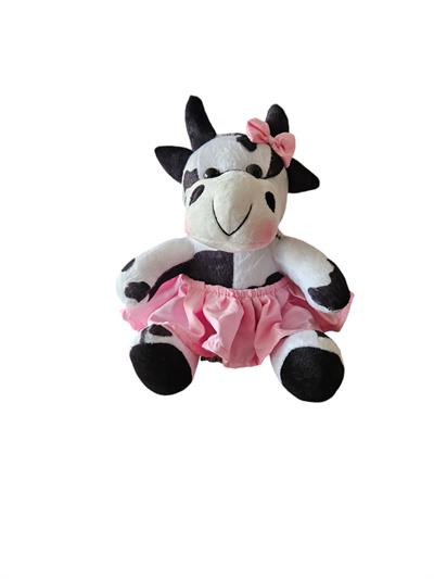 Boneco Fazendinha - Vaca Rosa - DecorFest