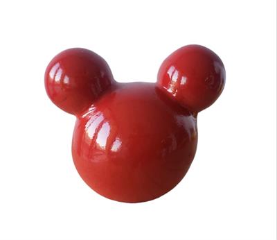 Cabeça Mickey Vermelha Louça - DecorFest