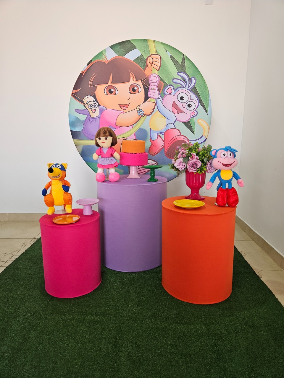Kit Festa Facil P - Dora Aventureira - DecorFest