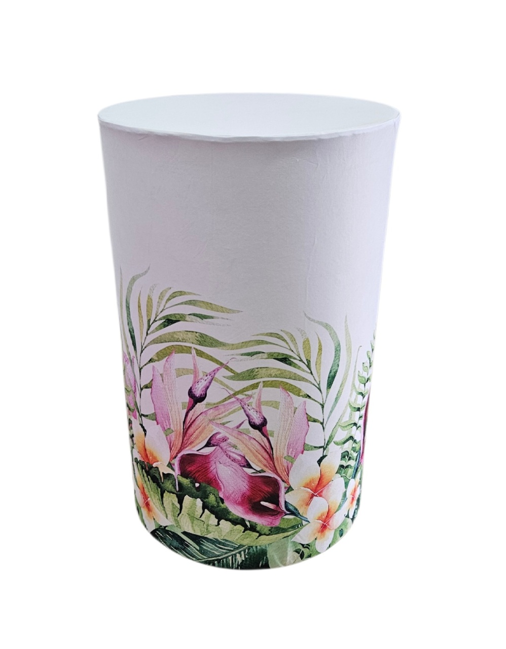 Capa Mesa Cilindro G - Flamingo   - DecorFest