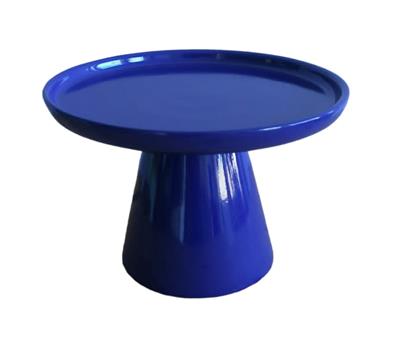 Bandeja Azul Arara Itália Redonda Alta P Louça - DecorFest