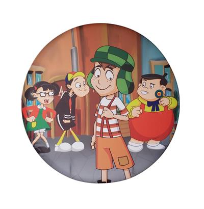 Painel Redondo Turma Do Chaves - DecorFest
