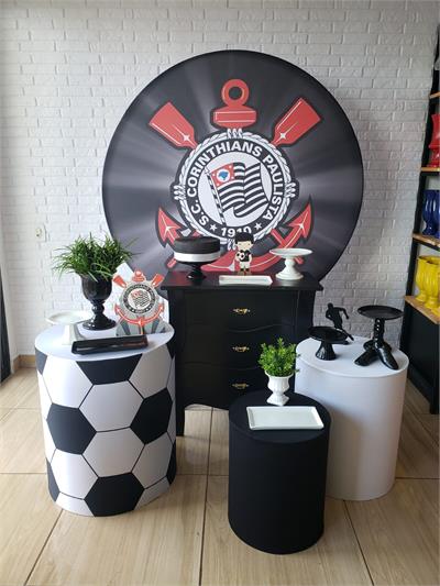 Kit Festa Facil M - Corinthians - DecorFest