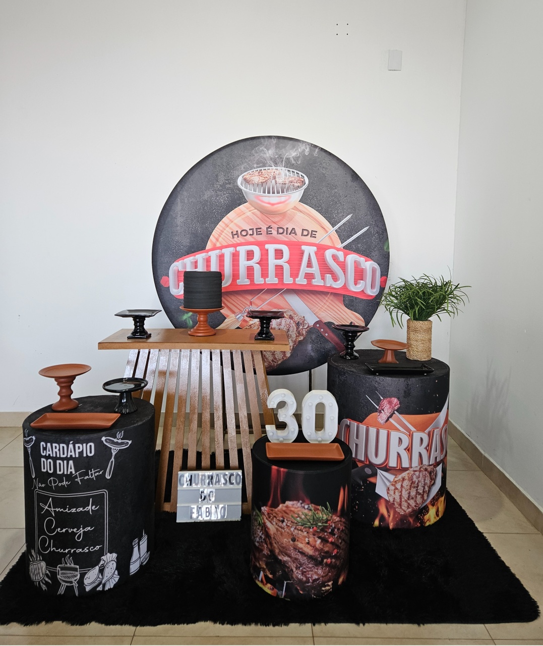 Kit Festa Facil M - Churrasco - DecorFest