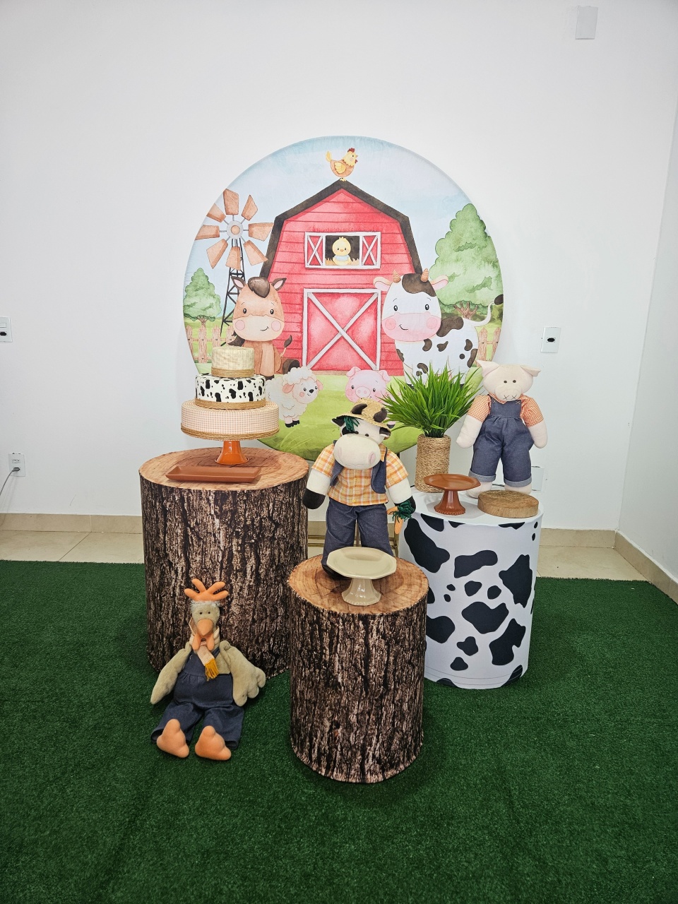 Kit Festa Facil P - Fazendinha Menino - DecorFest