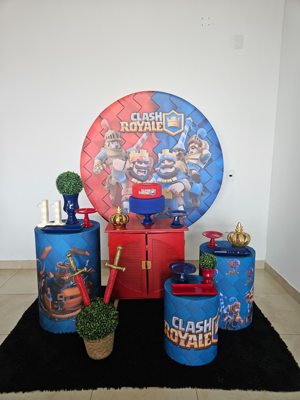 Kit Festa Facil M - Clash Royale - DecorFest