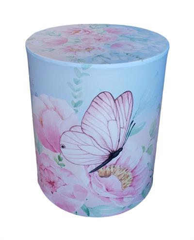 Capa de Mesa Cilindro P - Borboleta - DecorFest