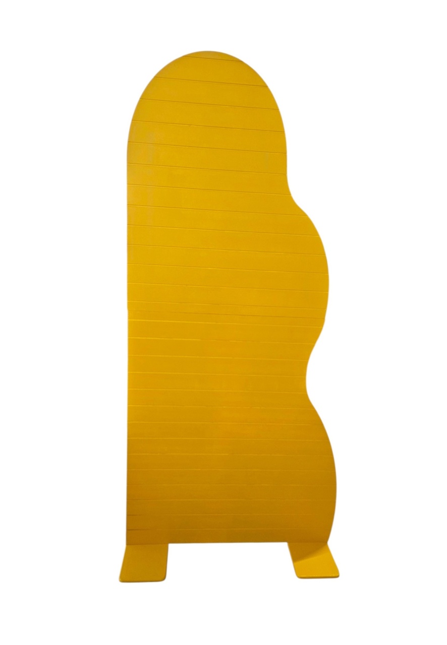 Painel Orgânico Mdf Amarelo - DecorFest